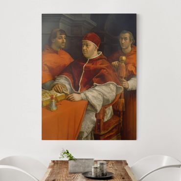 Print on canvas - Raffael - Portrait of Pope Leo X