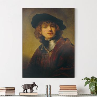 Print on canvas - Rembrandt van Rijn - Self-Portrait