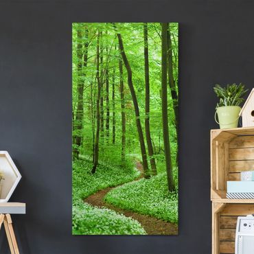 Print on canvas - Romantic Forest Track