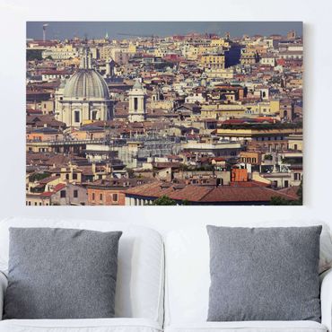 Print on canvas - Rome Rooftops