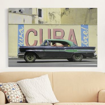 Print on canvas - Show me Cuba
