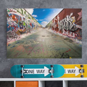 Print on canvas - Skate Graffiti