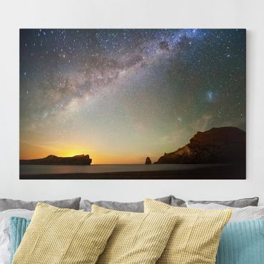 Print on canvas - Starry Sky Above The Ocean