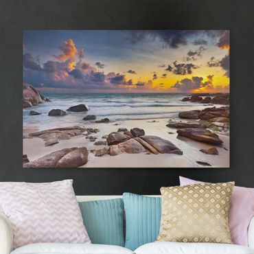 Print on canvas - Sunrise Beach In Thailand