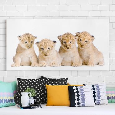 Print on canvas - Sweet Lion Babys