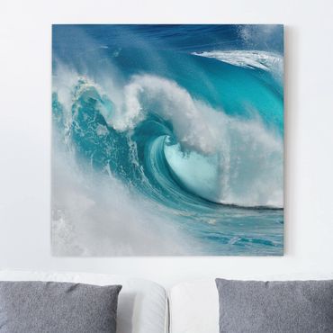 Print on canvas - Raging Waves