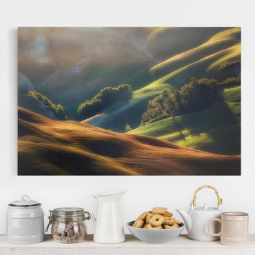 Print on canvas - Tuscany in the Morning