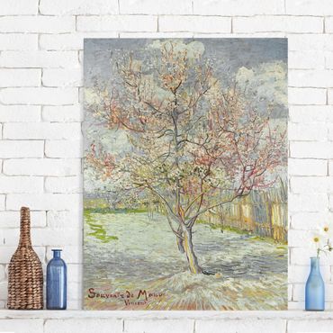 Print on canvas - Vincent van Gogh - Flowering Peach Trees