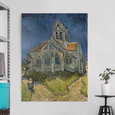 Print on canvas - Vincent van Gogh - The Church at Auvers