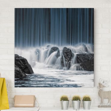 Print on canvas - Waterfall In Finland