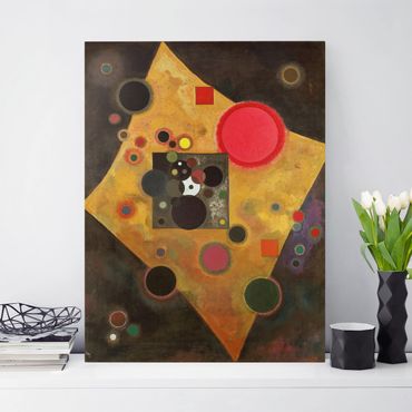 Print on canvas - Wassily Kandinsky - Accent in Pink