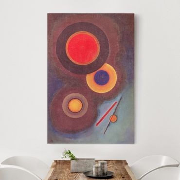 Print on canvas - Wassily Kandinsky - Circles And Lines