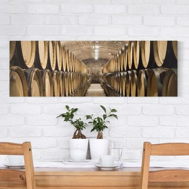 Print on canvas - Wine cellar