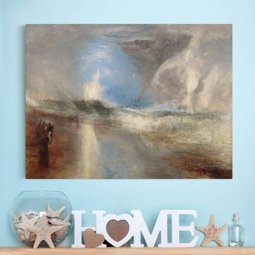 Print on canvas - William Turner - Rockets And Blue Lights (Close At Hand) To Warn Steamboats Of Shoal Water