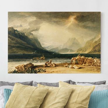 Print on canvas - William Turner - The Lake of Thun, Switzerland