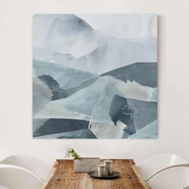 Print on canvas - Waves In Blue III