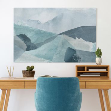 Print on canvas - Waves In Blue III