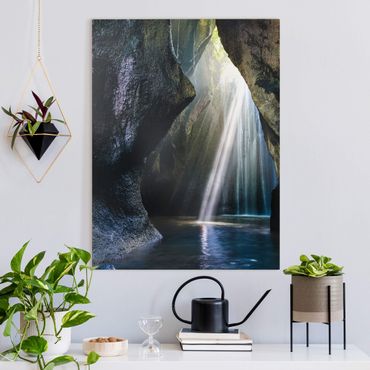 Print on canvas - Light In Cave