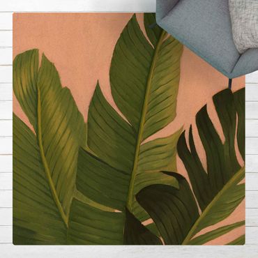 Cork mat - Favorite Plants - Banana - Square 1:1