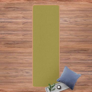 Yoga mat - Lime Green Bamboo