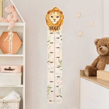 Wall sticker - Lion with custom name
