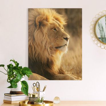 Print on canvas - Lion King - Portrait format 3:4