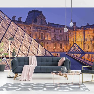 Wallpaper - Louvre Paris At Night