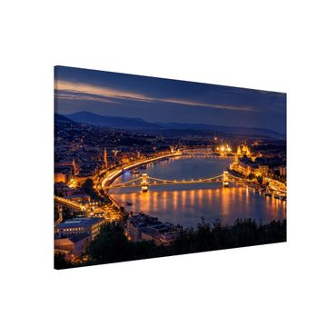 Magnetic memo board - View Of Budapest