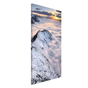 Magnetic memo board - View Of Clouds And Mountains