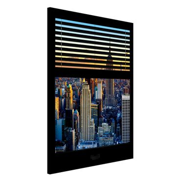 Magnetic memo board - Window View Blinds - Sunrise New York