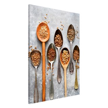Magnetic memo board - Cereal Grains Spoon