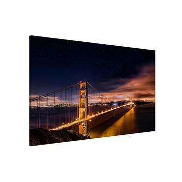 Magnetic memo board - Golden Gate To Stars