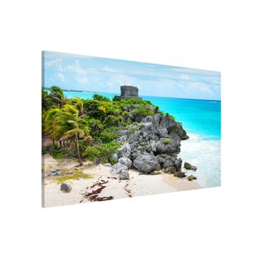 Magnetic memo board - Caribbean Coast Tulum Ruins