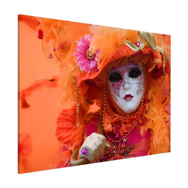 Magnetic memo board - Carnival in Orange