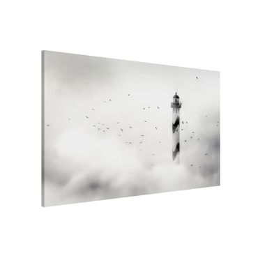 Magnetic memo board - Lighthouse In The Fog