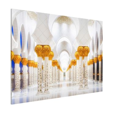 Magnetic memo board - Mosque In Gold