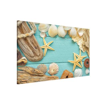 Magnetic memo board - Mussels And Driftwood