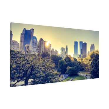 Magnetic memo board - Peaceful Central Park