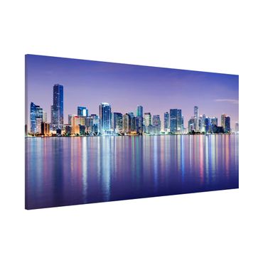 Magnetic memo board - Purple Miami Beach