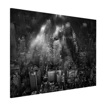 Magnetic memo board - Sunlight Over New York City