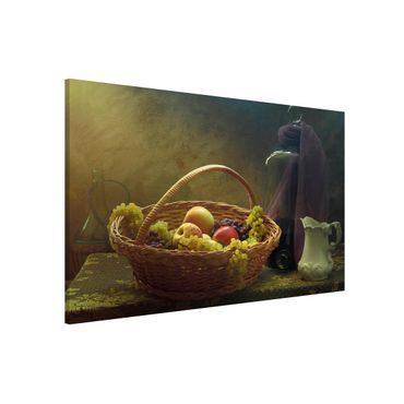 Magnetic memo board - Still Life With Fruit Basket