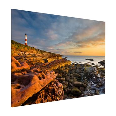 Magnetic memo board - Tarbat Ness Ocean & Lighthouse At Sunset