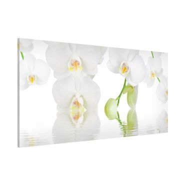 Magnetic memo board - Spa Orchid - White Orchid