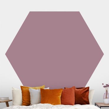 Self-adhesive hexagonal pattern wallpaper - Mallow
