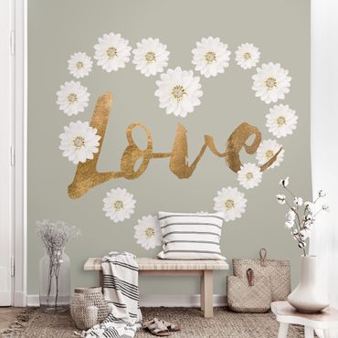Wallpaper - Margerite Love In Mint