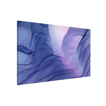 Magnetic memo board - Mottled Violet