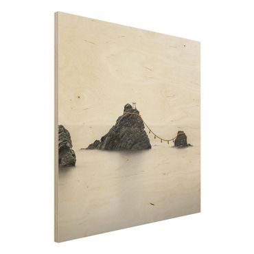 Wood print - Meoto Iwa -  The Married Couple Rocks