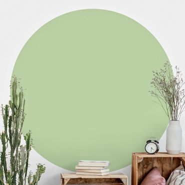 Self-adhesive round wallpaper - Mint