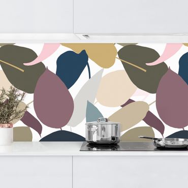 Kitchen wall cladding - Modern Tropical Pattern