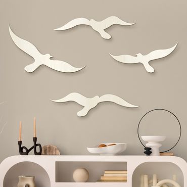 Wooden wall decoration - Seagulls Set